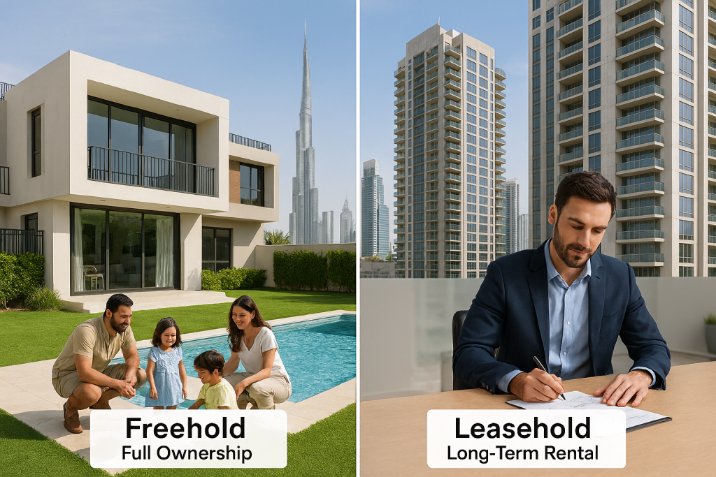 Freehold vs Leasehold in Dubai
