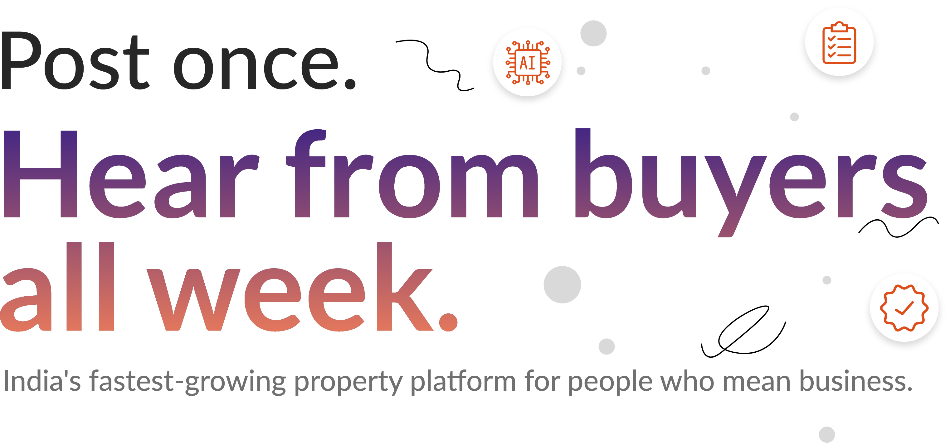 Web signup poster